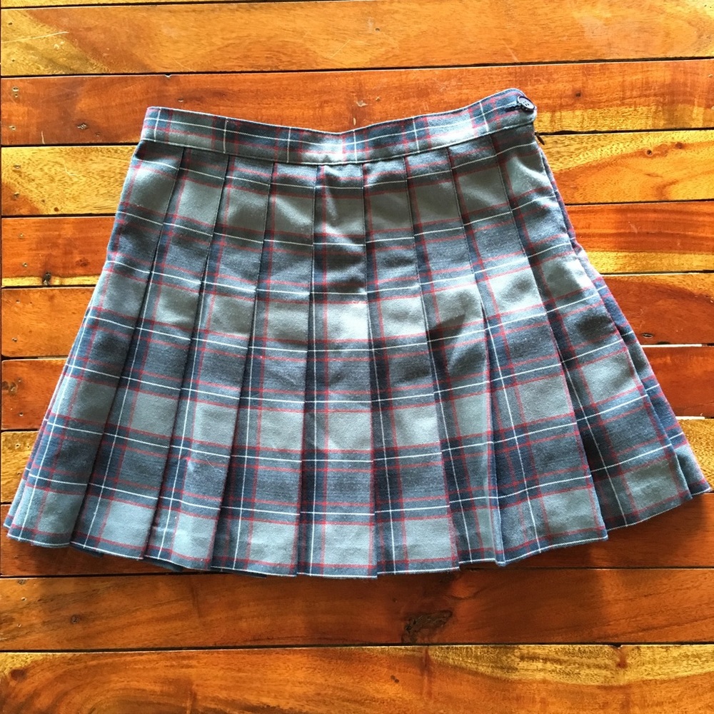 American Apparel Plaid Tennis Skirt
